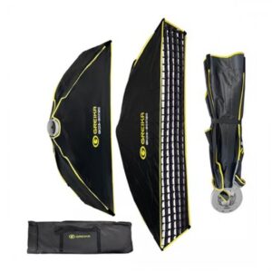 Softbox Greika Montagem Rápida GKD3-30X120CM Encaixe Bowens