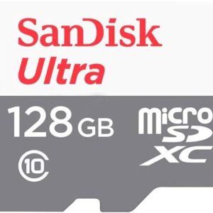 Cartão de memória MicroSDXC UHS-1 Sandisk Ultra 128GB-100 MB/s