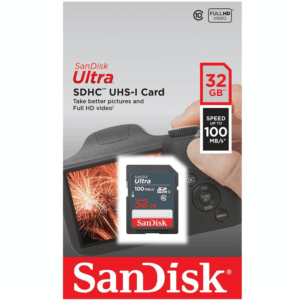Cartão De Memória Sandisk 32gb/100MB/s SDHC