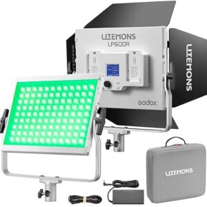 Iluminador Led Rgb Godox Lp600r 60w 1800-10.000k Cri 96 LiteMons