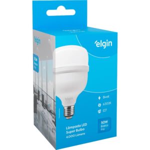 Lâmpada Elgin Led Super Bulbo bivolt-6500k